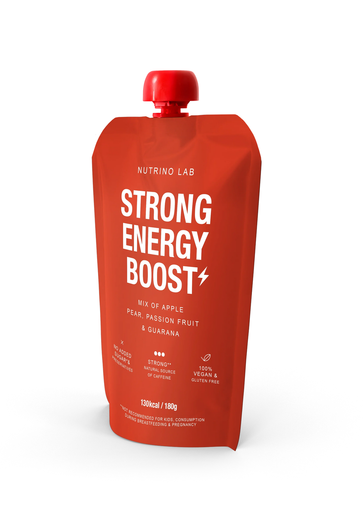 Nutrino Lab Strong Energy Boost – Apple, Pear, Passion Fruit & Guarana 180g - View 2 | Welaza