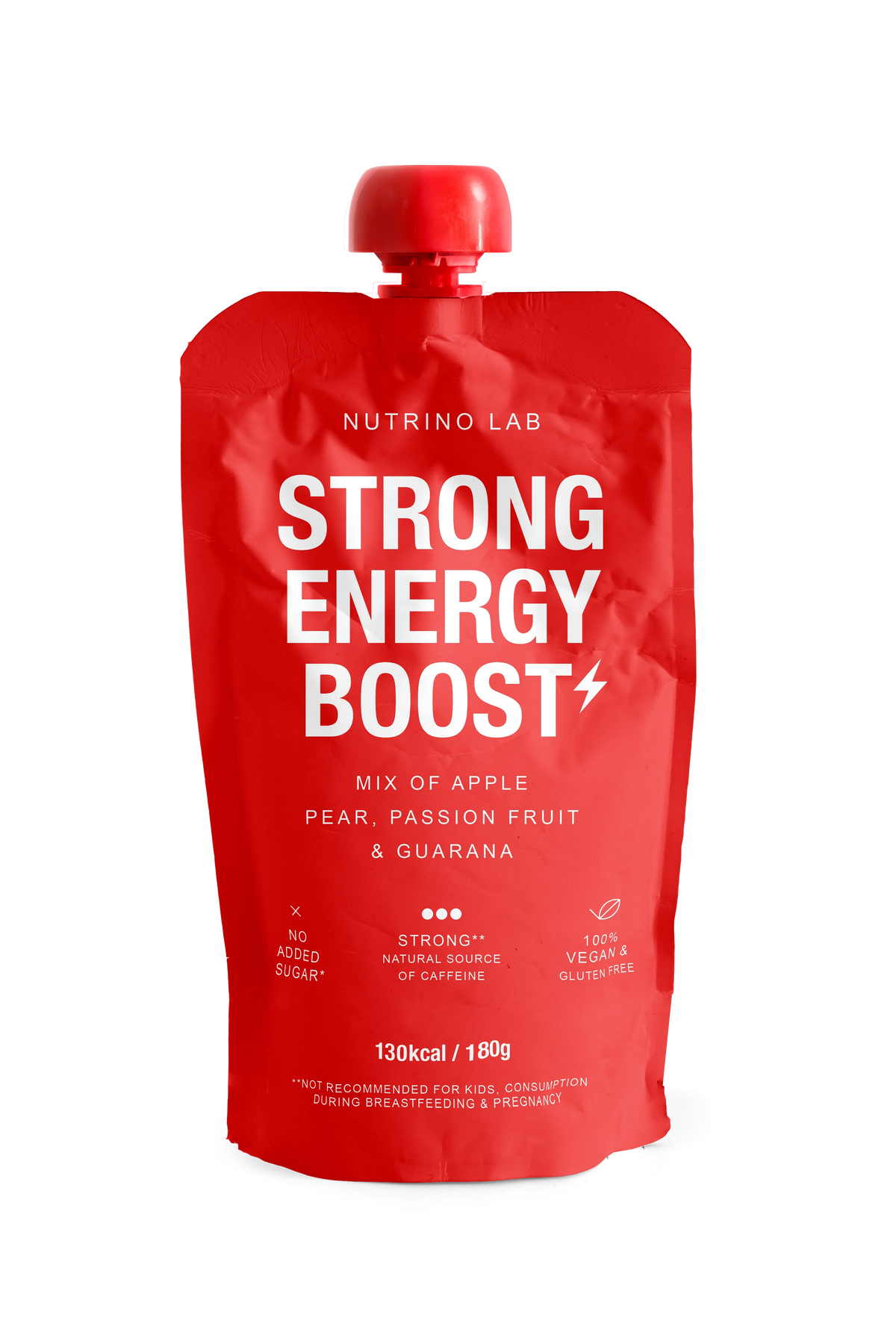 Nutrino Lab Strong Energy Boost – Apple, Pear, Passion Fruit & Guarana 180g | Welaza