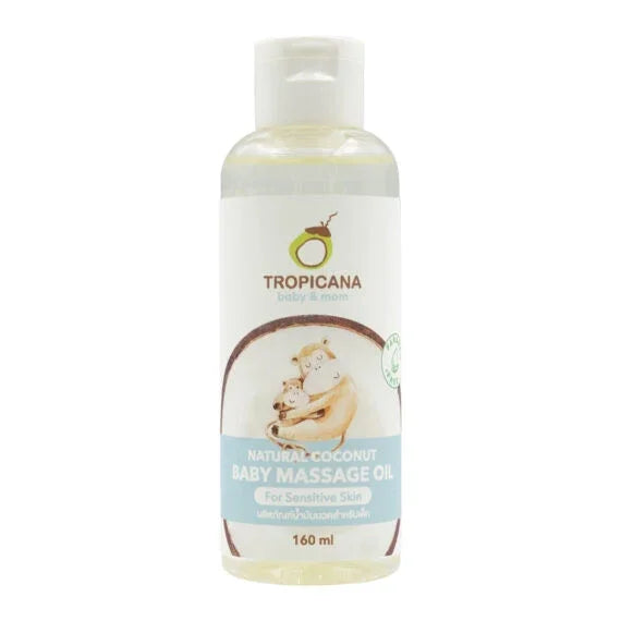 Natural Coconut Baby Massage Oil for Sensitive Skin
