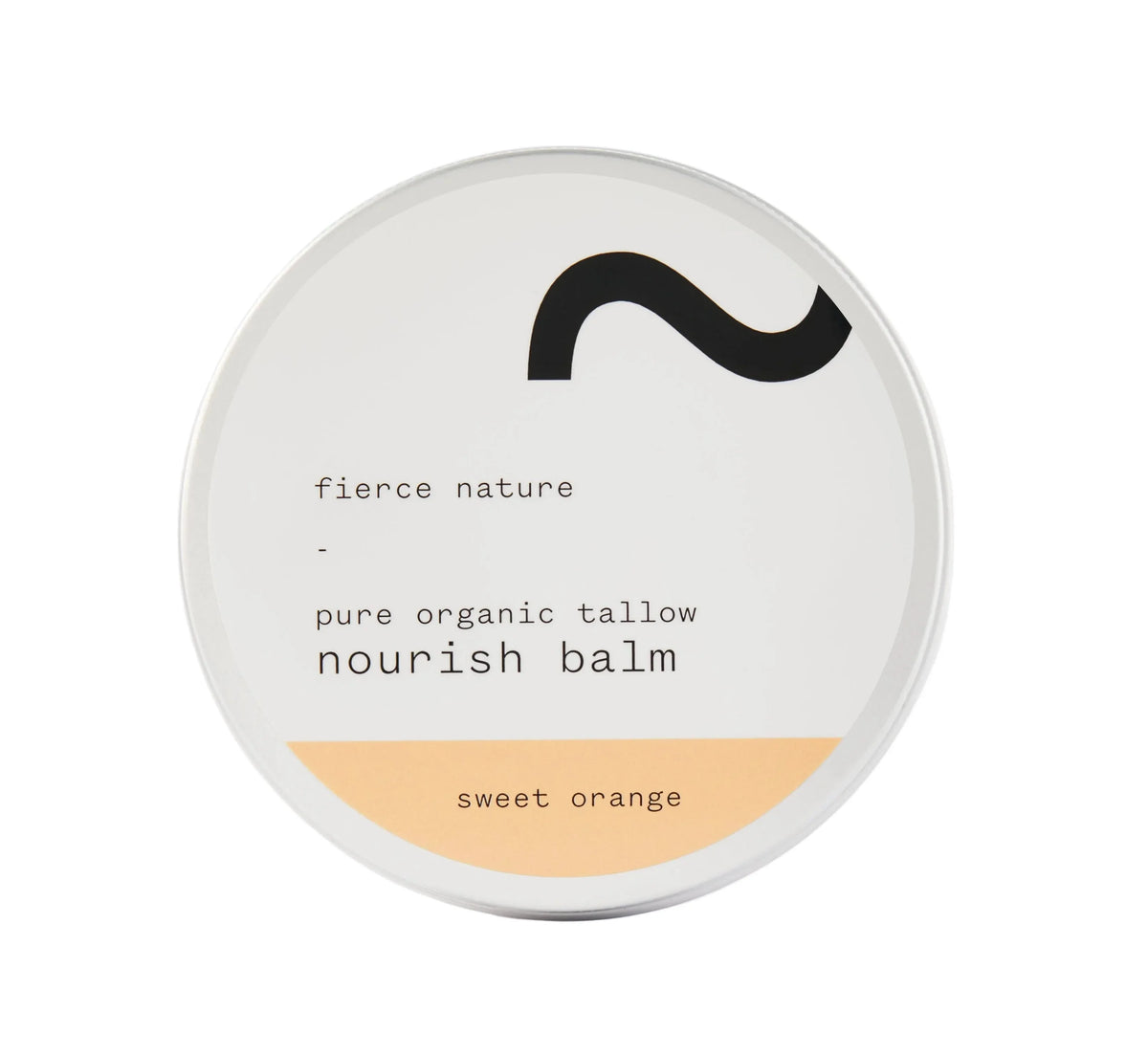 Fierce Nature Pure Organic Tallow Nourish Balm Sweet Orange 100g