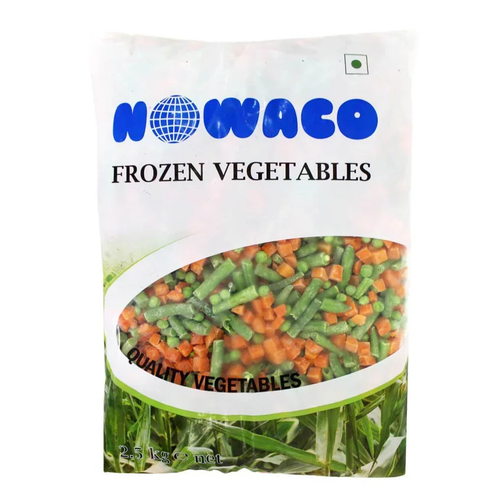 Three-Way Mixed Vegetables - 2.5kg 4×2.5kg