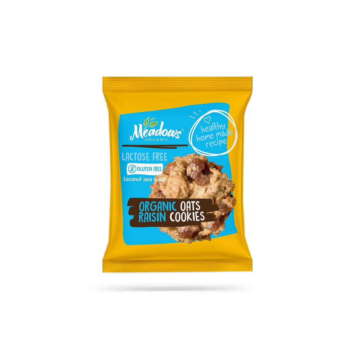 Meadows Organic raisin cookies 40g
