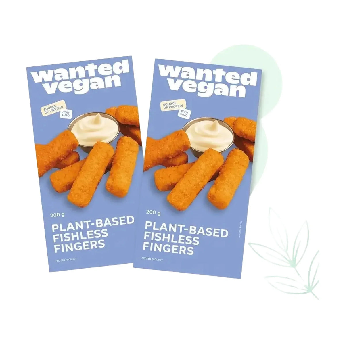 Plant-based fish fingers 1+1