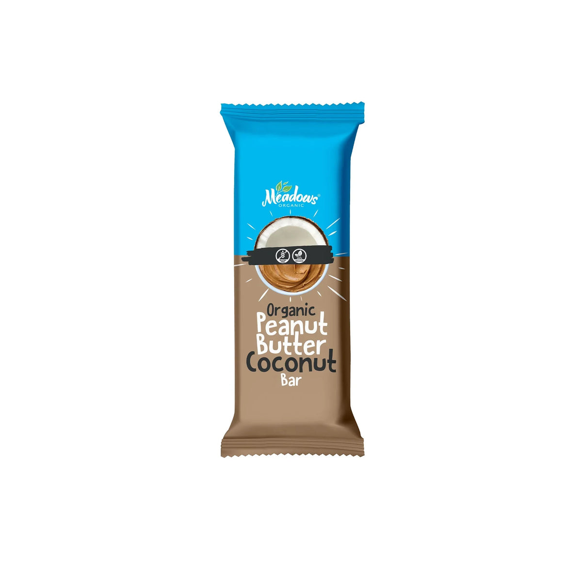 Meadows Organic Peanut Butter Coconut Bar 40g | Welaza