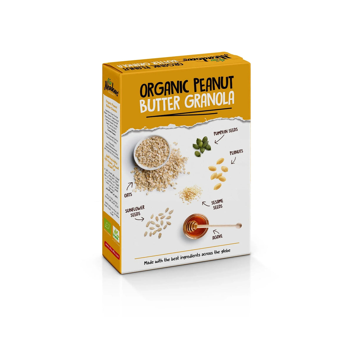 Meadows Organic Crunchy Granola Peanut Butter 320g