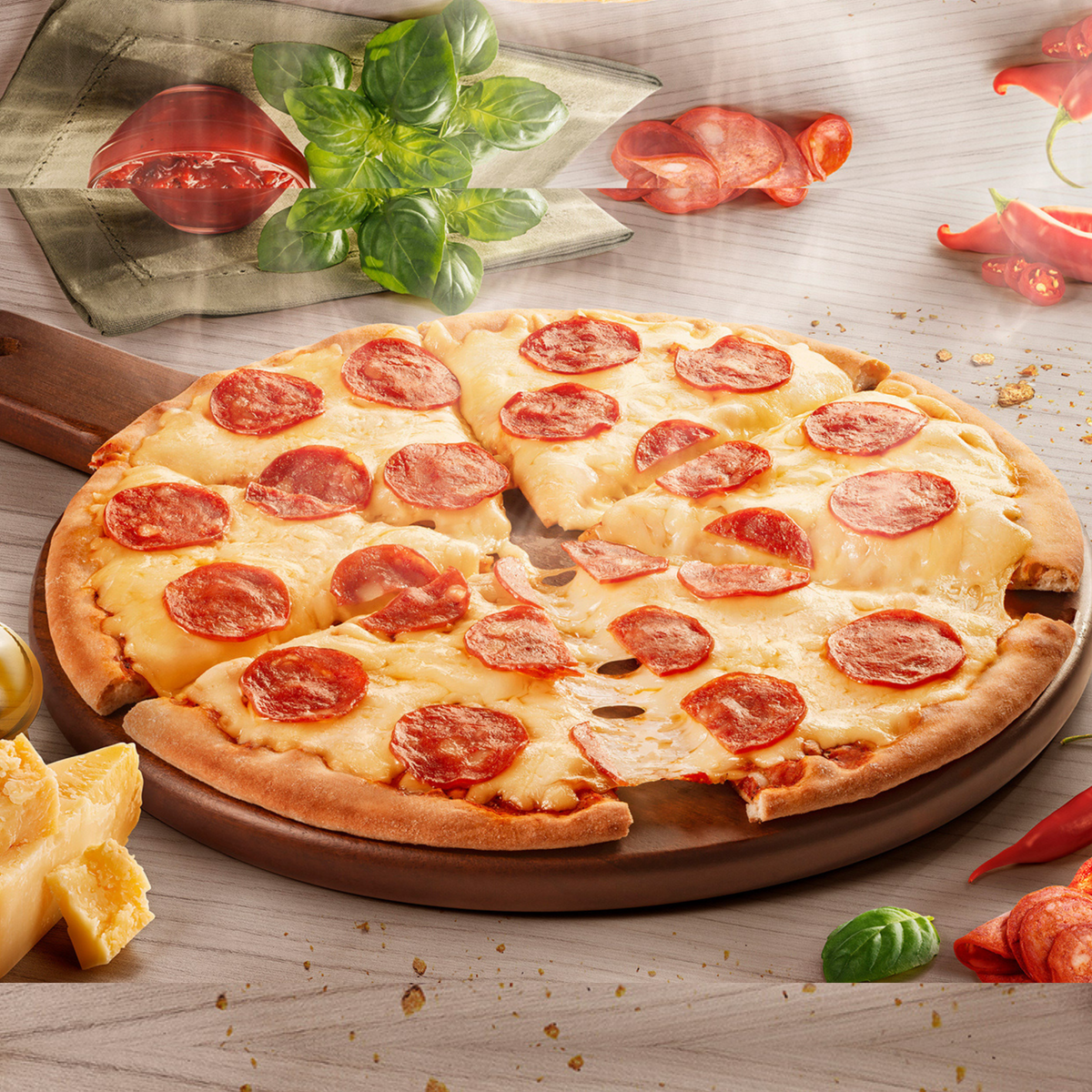 Beef Pepperoni Large Pizza (650g)