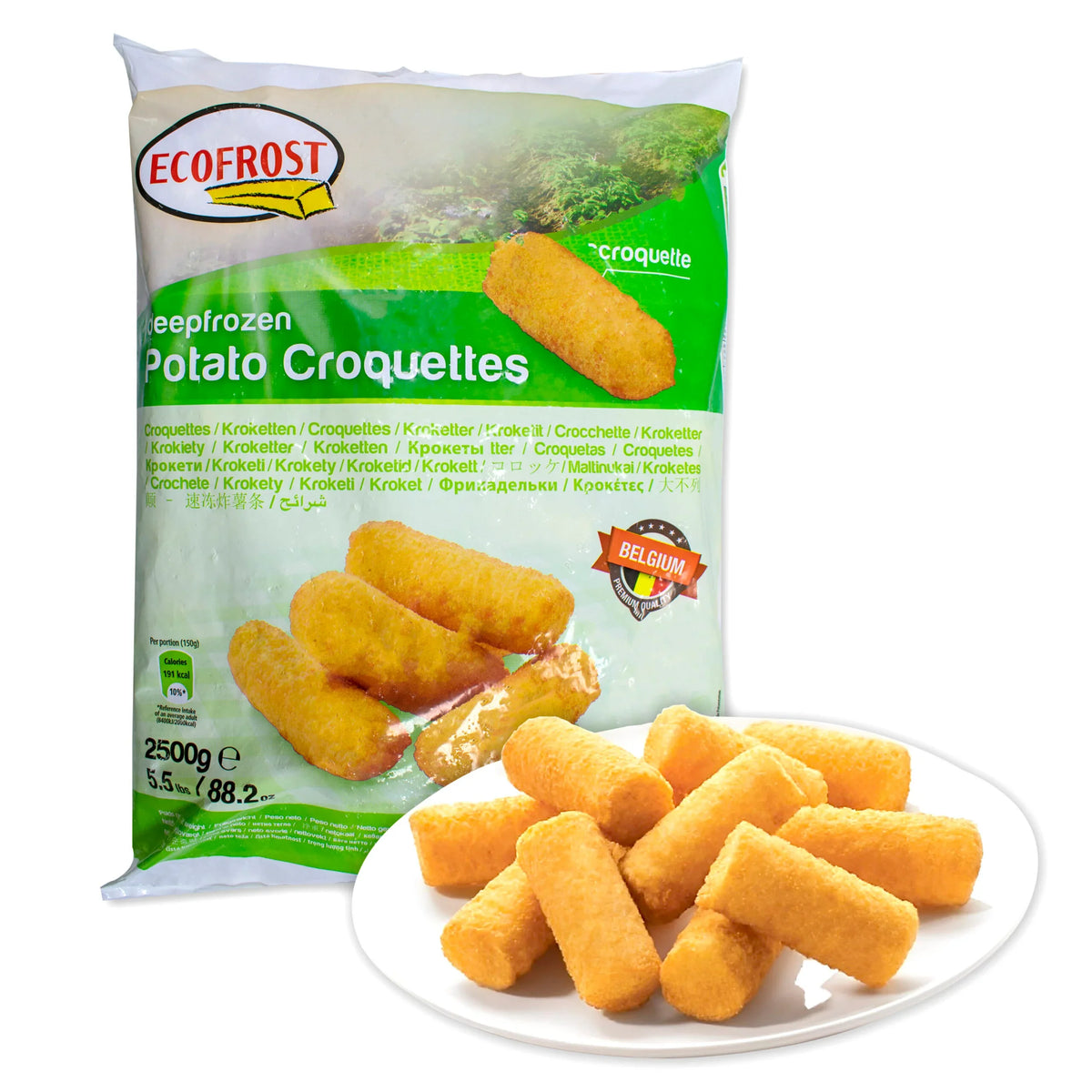 Ecofrost Potato Croquettes (2.5 kg)