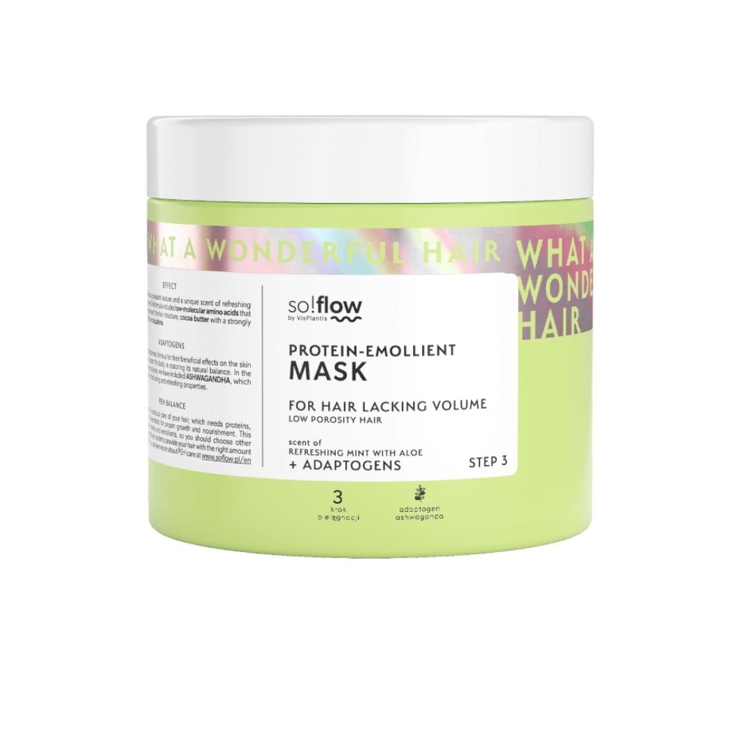 Protein Emollient Mask for Hair Lacking Volume Low Porosity Hair