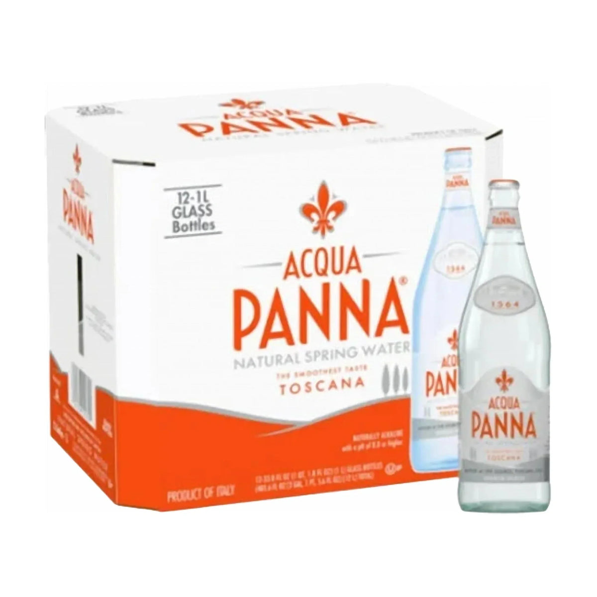 Acqua Panna Still Water, 12 × 1 L Glass
