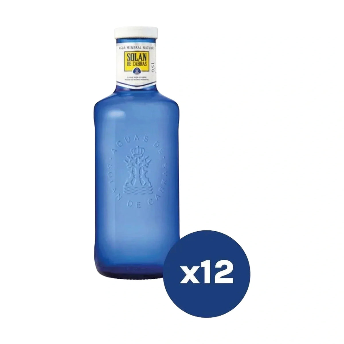 Solan de Cabras Still Water, 12 × 500 ml Glass