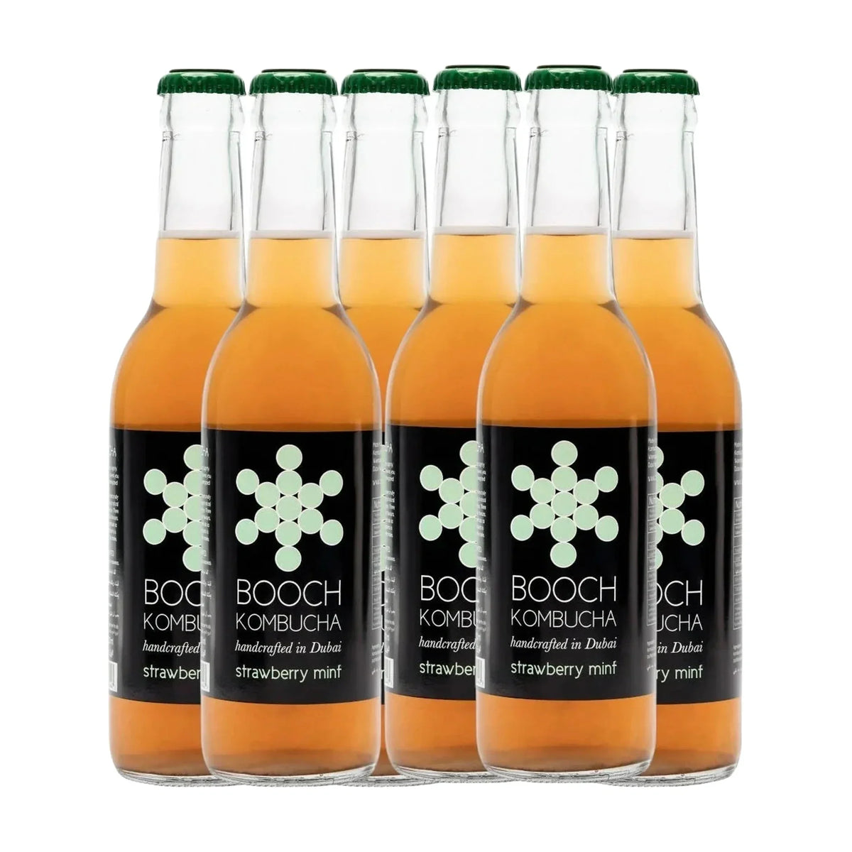 Booch Strawberry Mint Kombucha, 300 ml