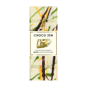 Choco Zen Pistachio Kunafa White Dubai Chocolate Bar - 190g