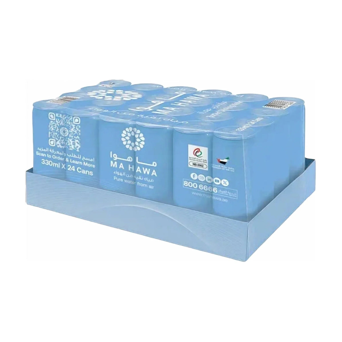 Ma Hawa Still Water Cans, 24 × 330 ml