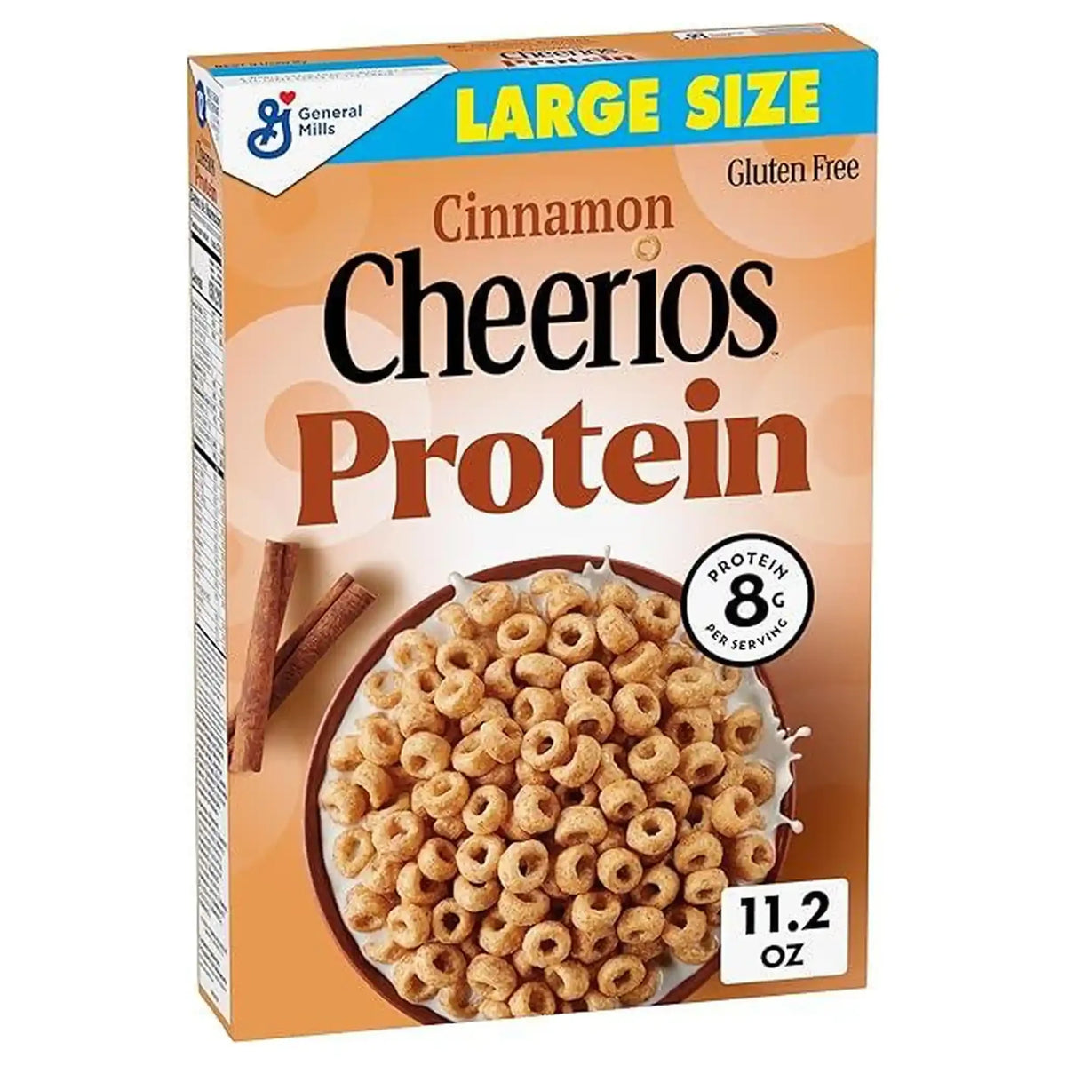 General Mills Cheerios Protein Cinnamon Ls 12 11.2 Oz