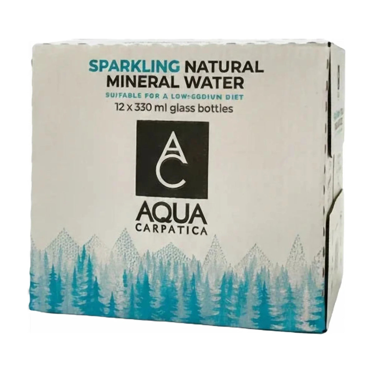 Aqua Carpatica Sparkling Mineral Water, Glass Bottles