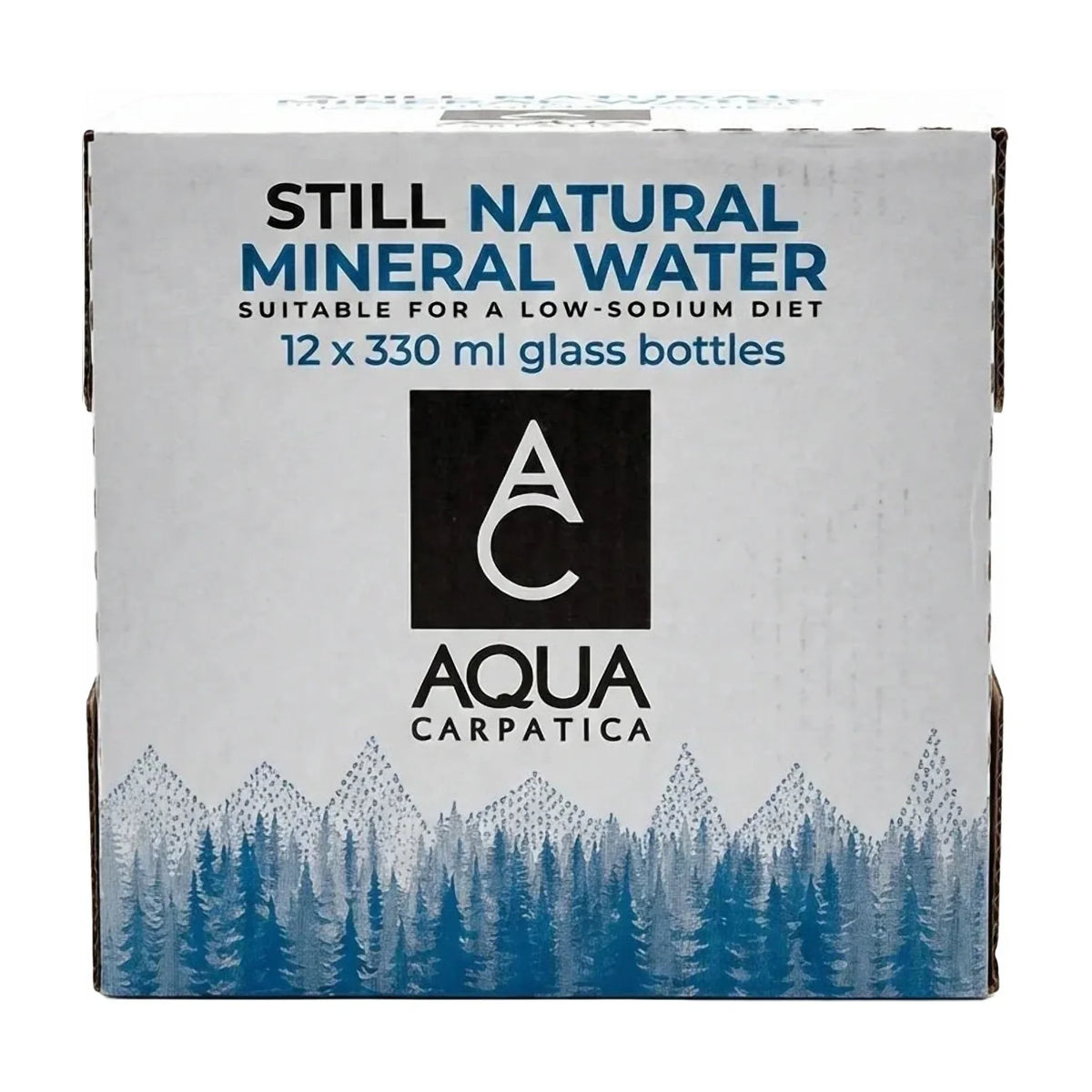 Aqua Carpatica Still Mineral Water, Glass Bottle - 330ml 12x 330ml