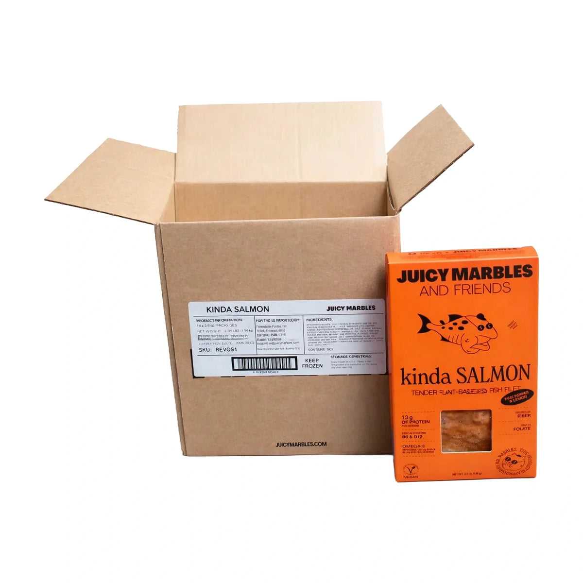 Juicy Marbles Kinda Salmon Vegan Fillet, 110 g