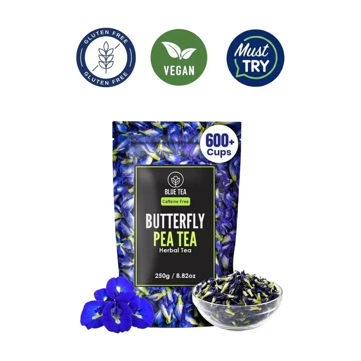 Blue Tea Butterfly Pea Flower - 100g