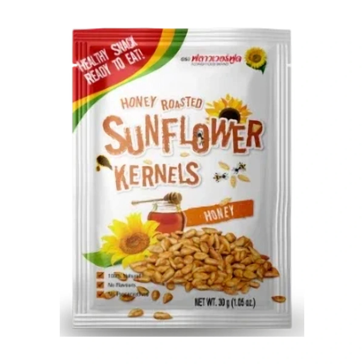 Flower Food Honey Roasted Sunflower Kernels 30g | Welaza
