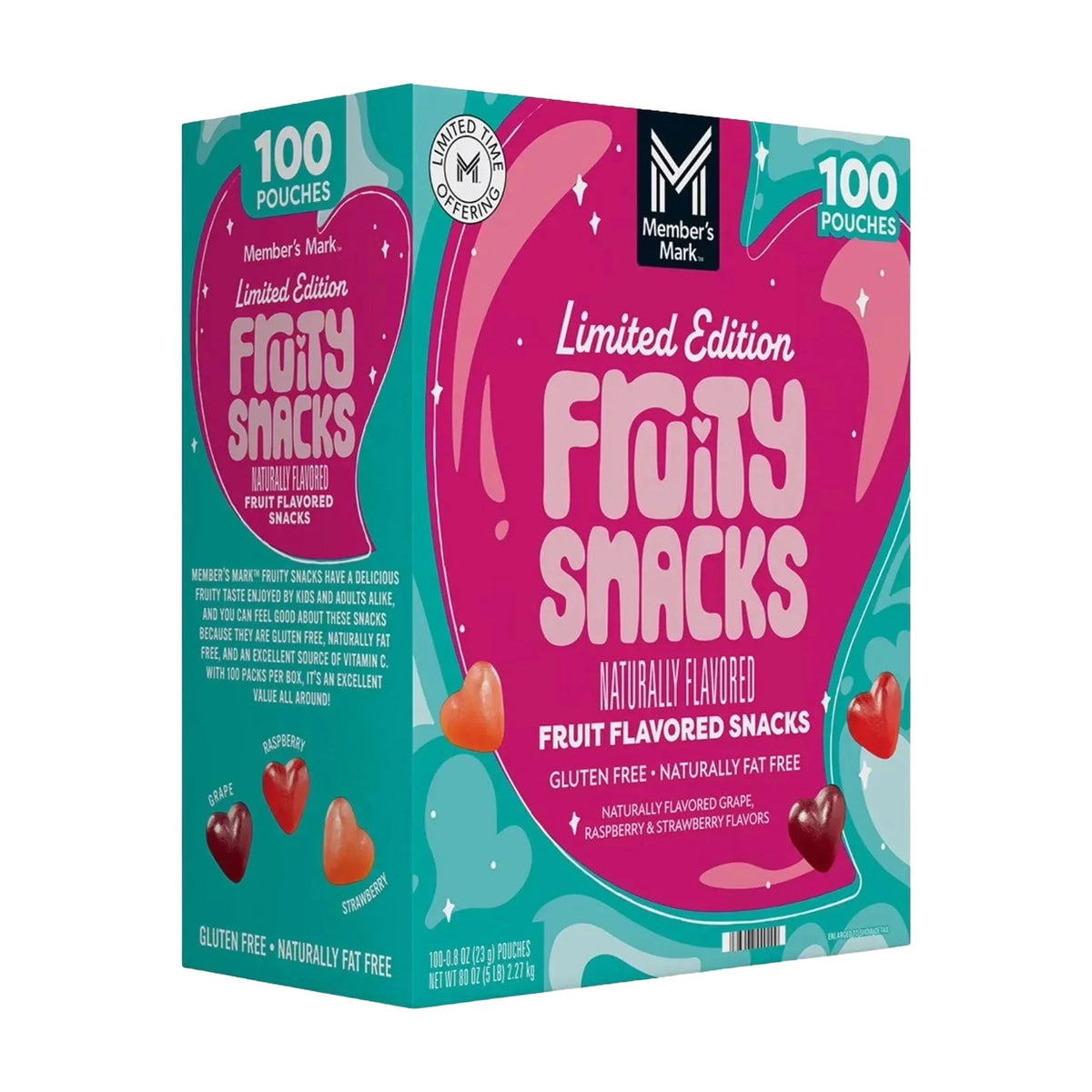 Member's Mark Limited Edition Fruity Snacks, 100 Pack
