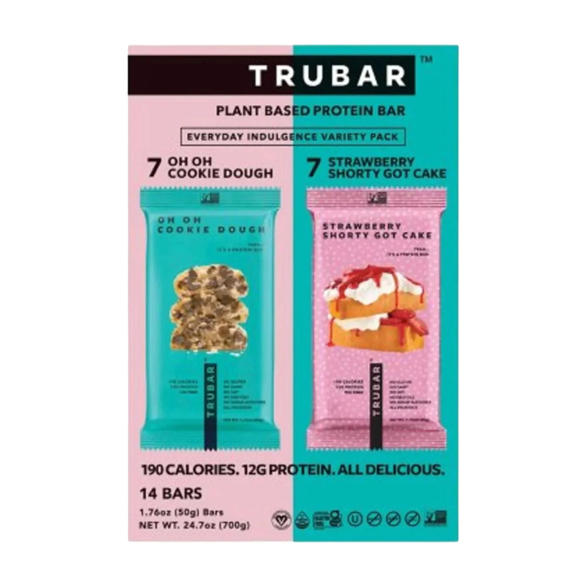 TRUBAR Protein Bar Variety Pack, 14 × 50 g | Welaza