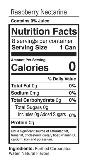 Waterloo Sparkling Water, Raspberry Nectarine 355ml - View 3 | Welaza