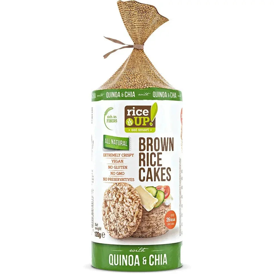 Rice Up  Whole Grain Rice Cakes Chia & Quinoa 120g