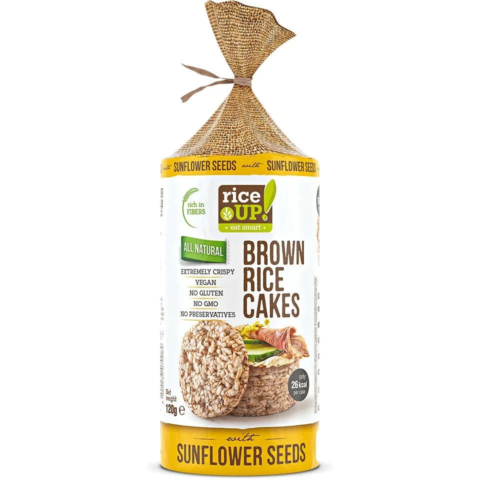 Rice Up  Whole Grain Rice Cakes Sunflower Seeds 120g