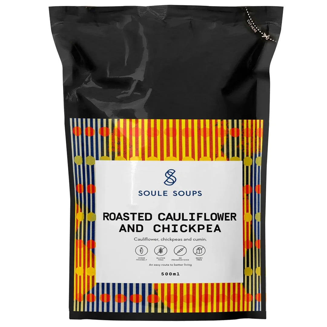 Soule Soups Roasted Cauliflower and Chickpea Soup 500ml | Welaza