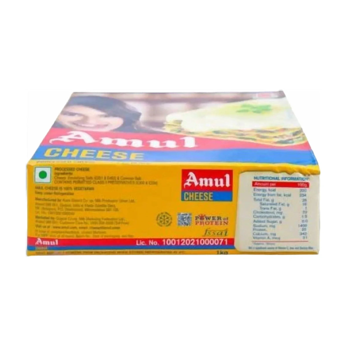 Processed Cheddar Cheese - 12 kg