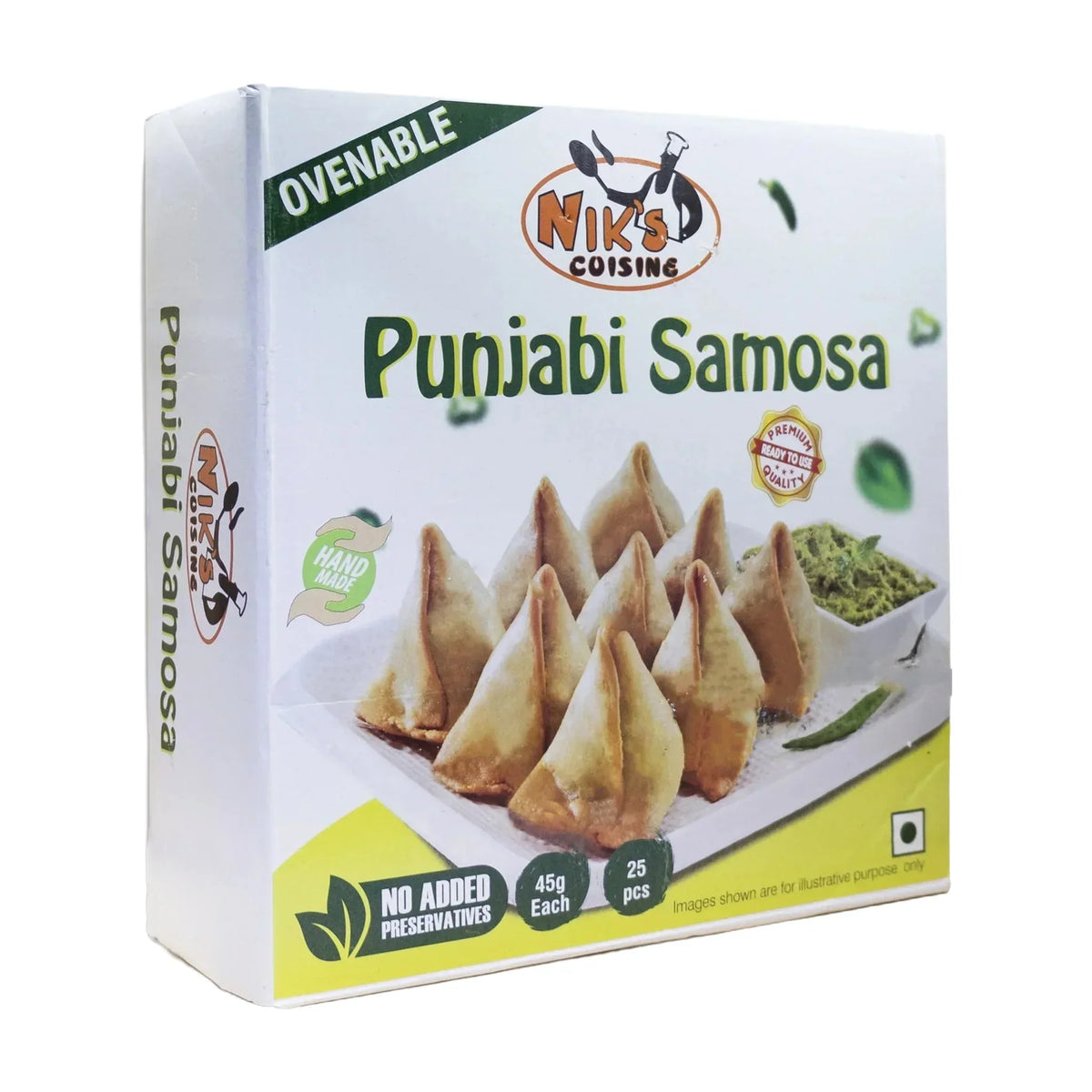 Niks Punjabi Samosas 45 g - 45g 6×1.125kg
