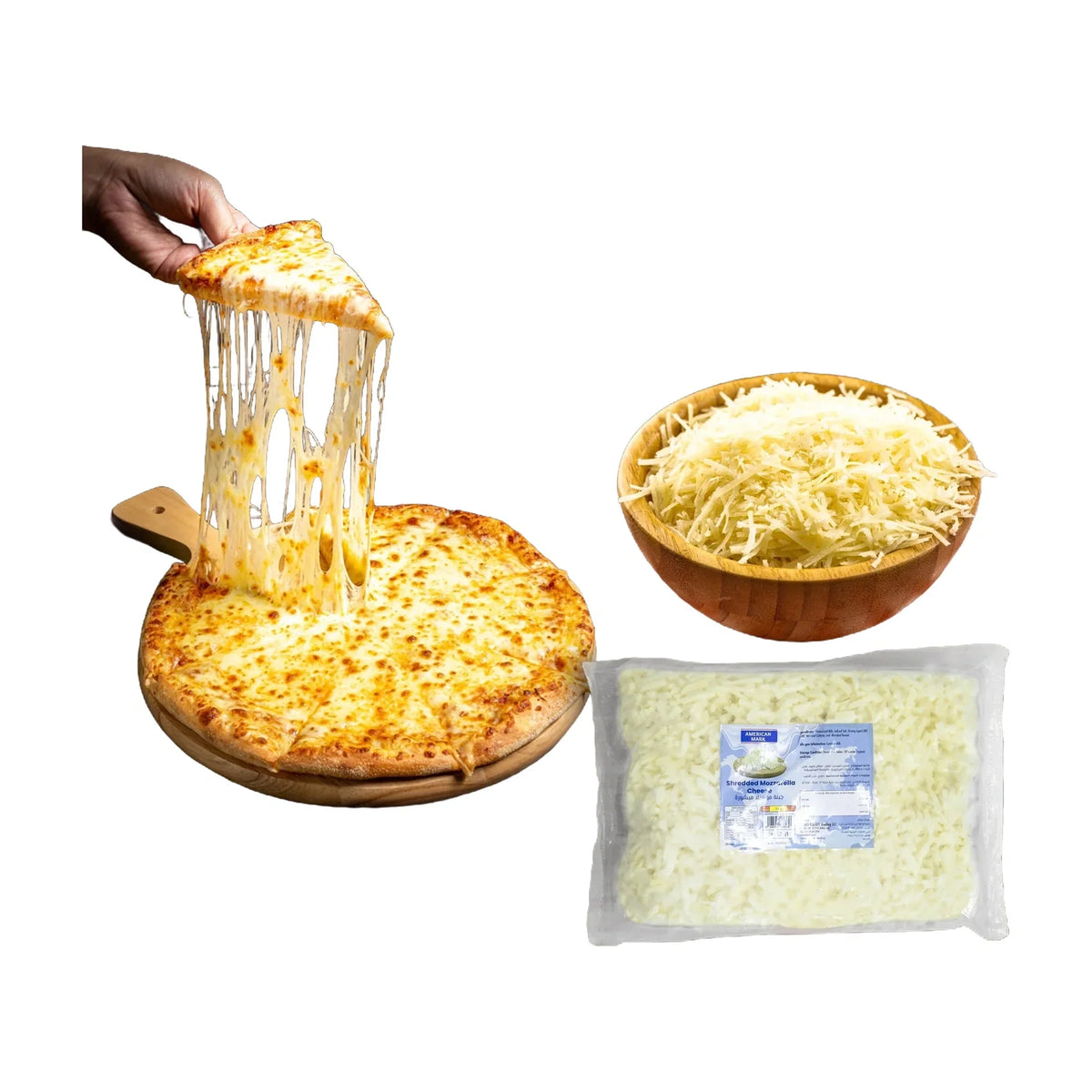 Shredded Mozzarella 2 kg