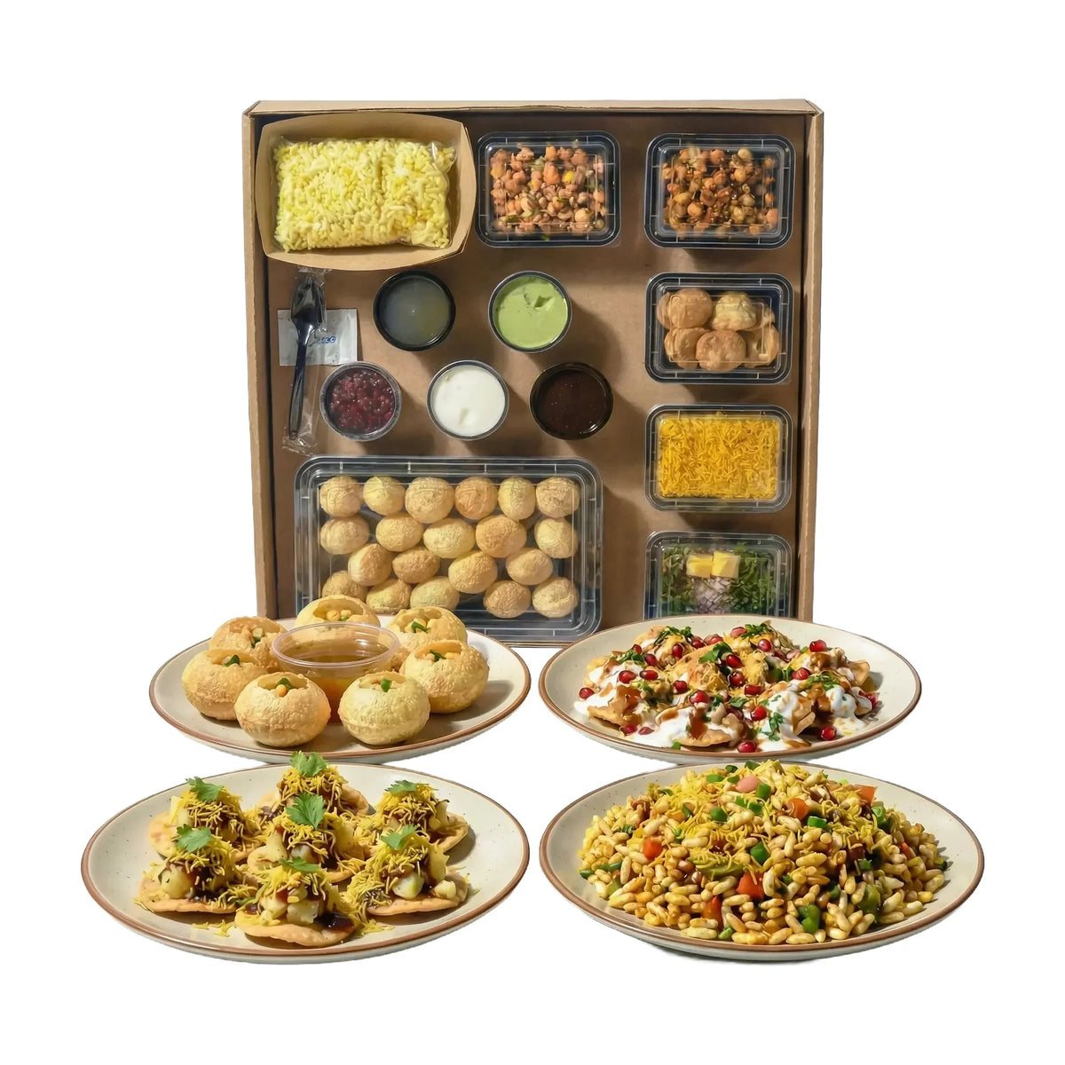 Pani Puri & Chaat Party Box for 5