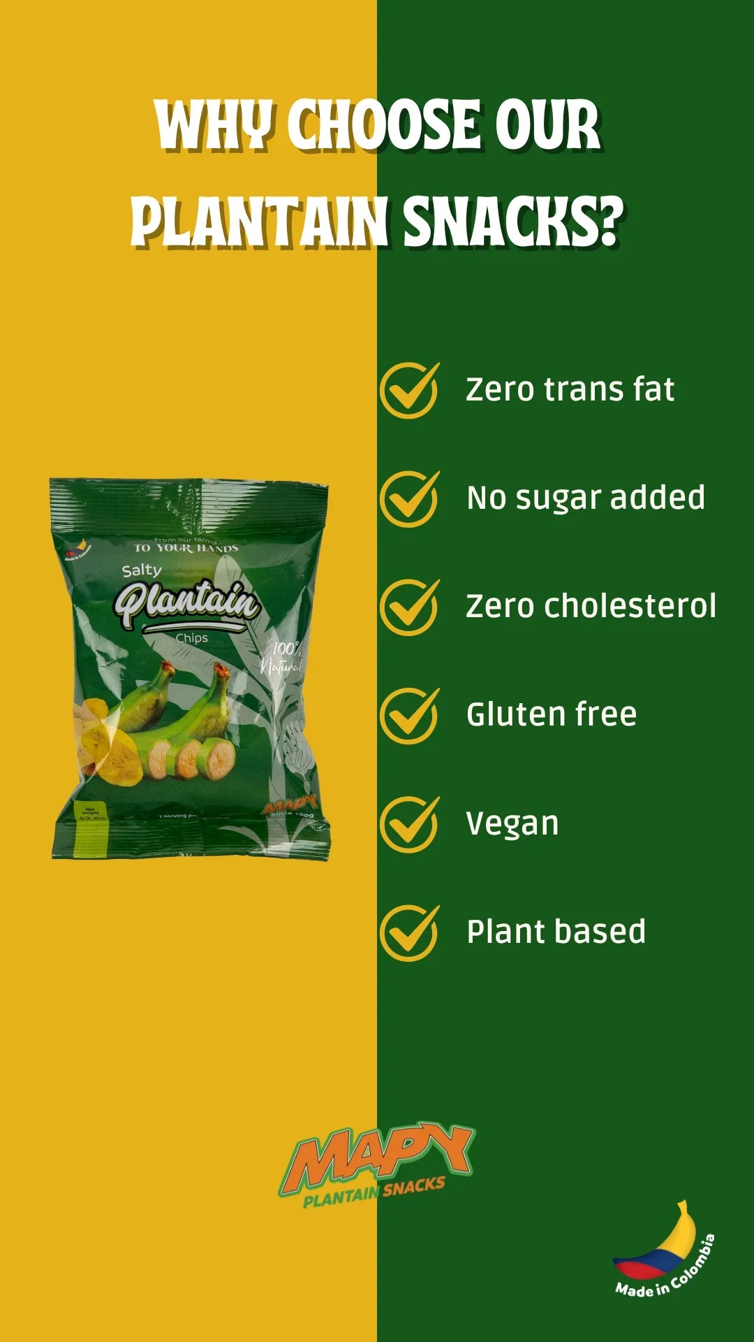 Mapy Salty Plantain Chips 42.5g
