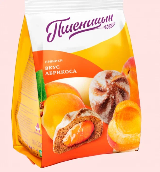 Pshenitsyn Gingerbread Apricot Cookies 200g