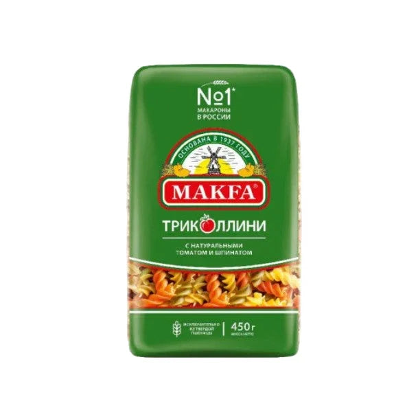 Makfa Tricollini Spirals Pasta 450g | Welaza