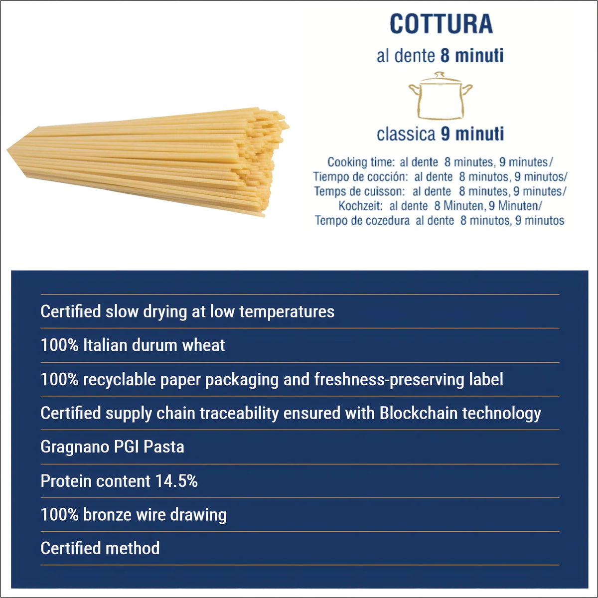 Liguori Spaghetti I.G.P (N°3) Pasta 1Kg
