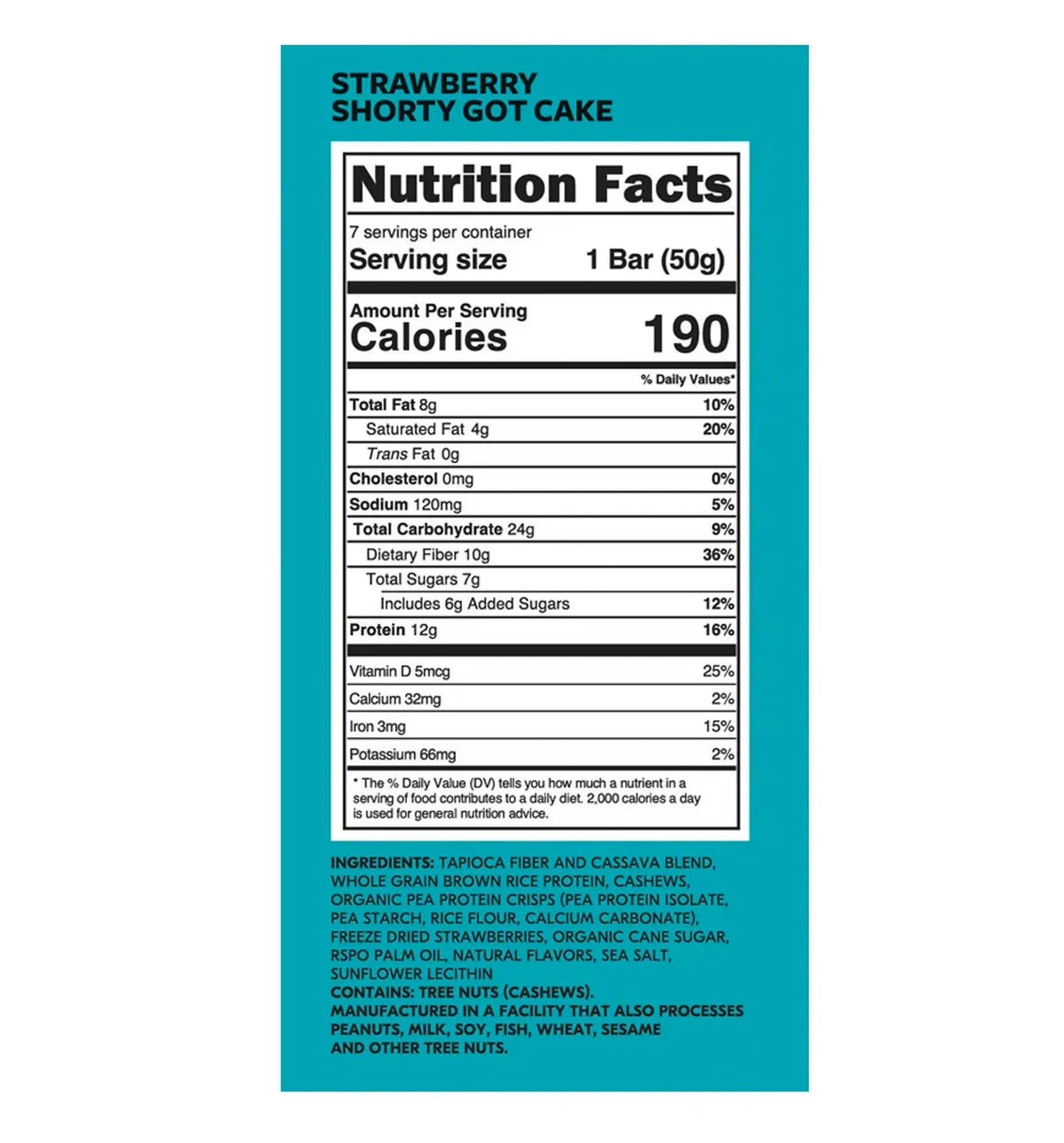 TRUBAR Plant Based Protein Bar Oh Oh Cookie Dough, 50g