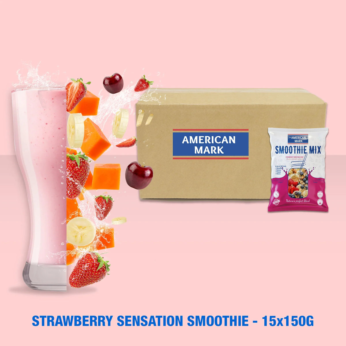 Strawberry Sensation Smoothie Mix - 15x150g