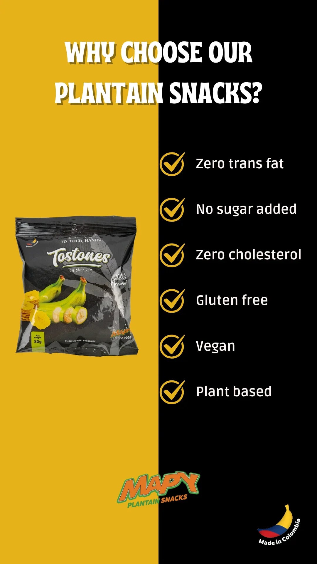 Mapy Tostones Plantain Chips 80g