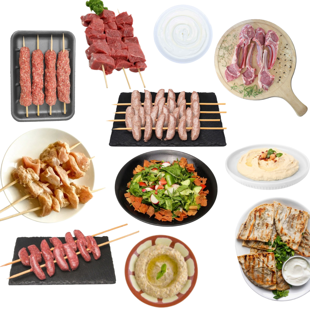 BBQ Grill Family Box – Lamb, Chicken & Arais | 8kg