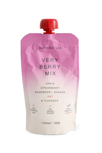 Nutrino Lab Very Berry Mix (Apple, Strawberry, Raspberry, Banana, Oat & Flaxseed) 180g