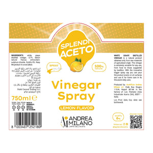 Milano Lemon Vinegar Spray 750ml