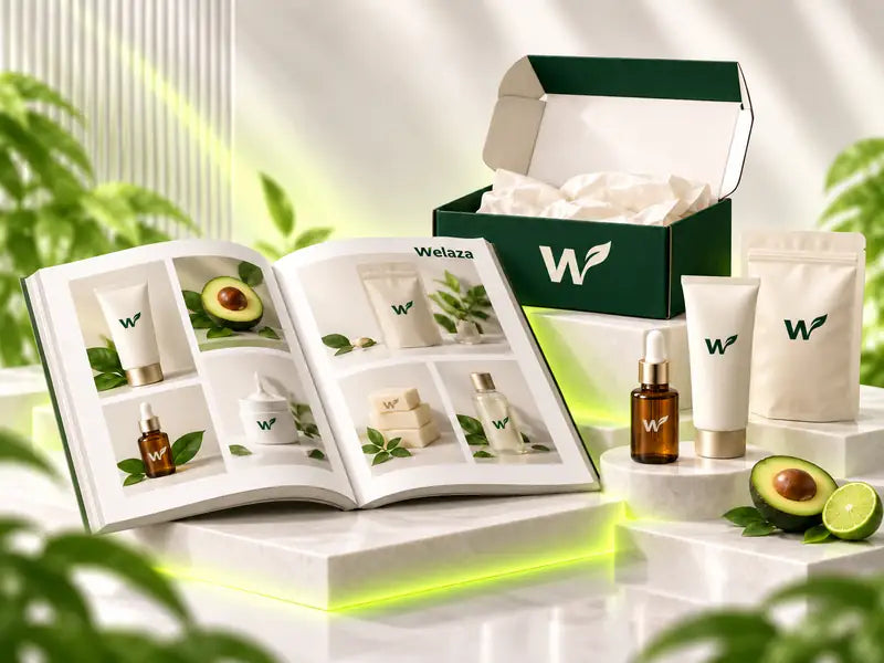 वेलाज़ा (Welaza) भागीदारों के लिए एक कैटलॉग और उत्पाद चयन