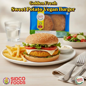 Sweet Potato Vegan Burger 300g (3pcs)