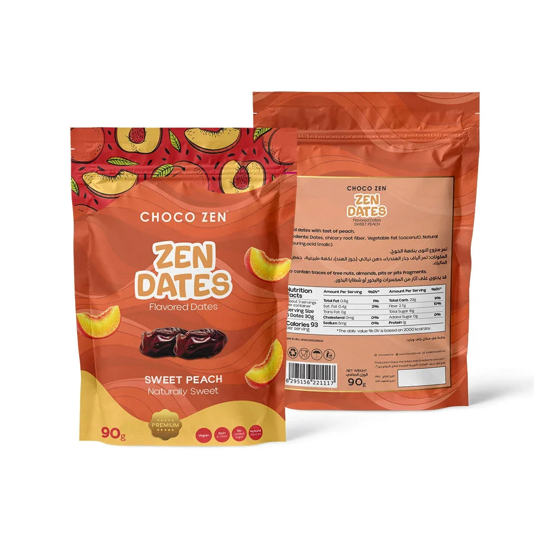 Choco Zen Sweet Peach Zen Dates 90g