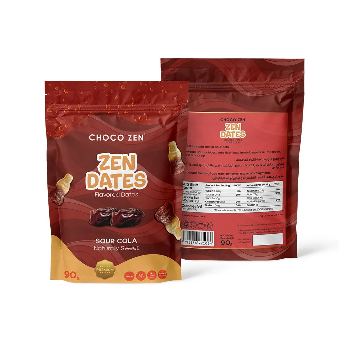 Choco Zen Sour Cola Zen Dates 90g