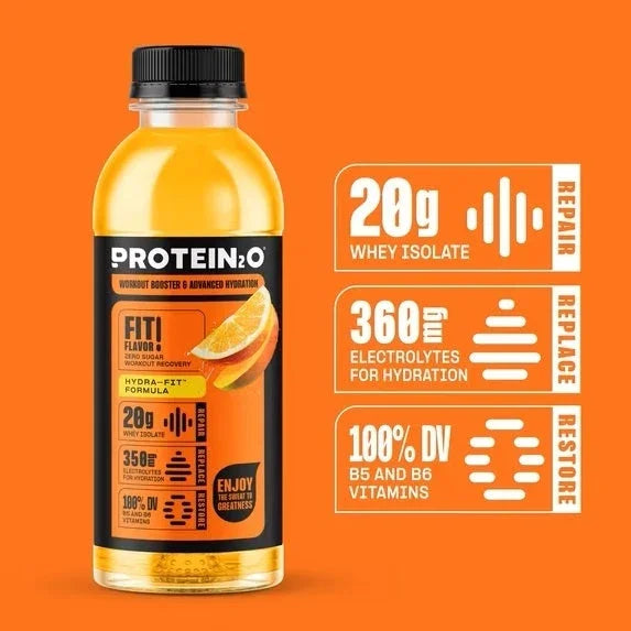 Protein2O Protein Hydration Drink With Electrolytes, Orange Mango