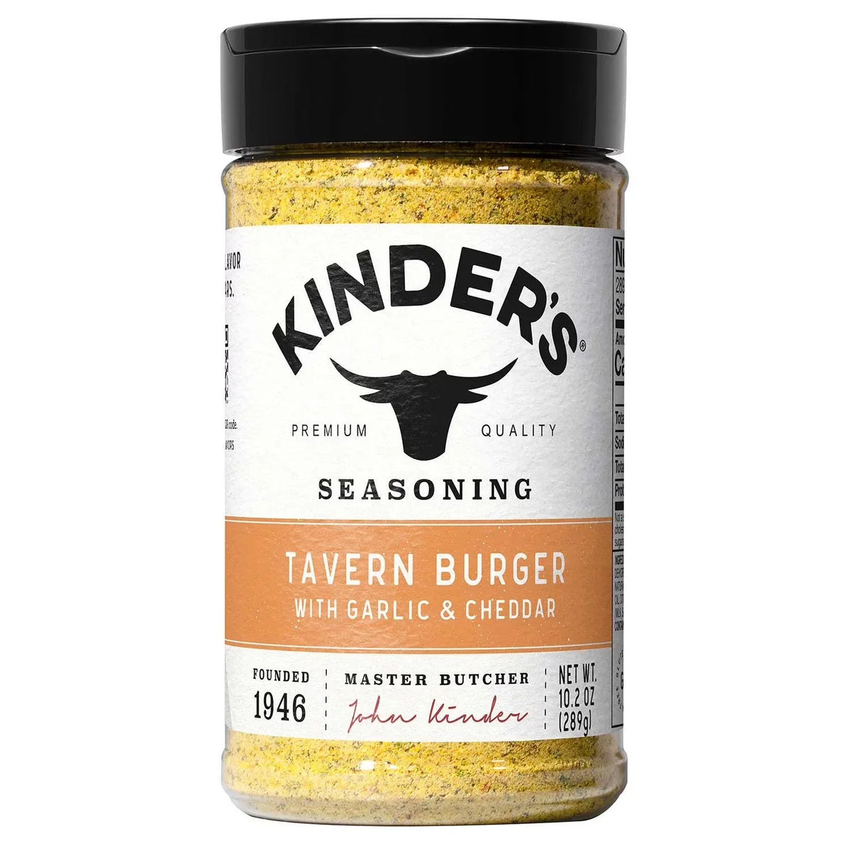 Kinder's Tavern Garlic & Cheddar Burger Seasoning 289g