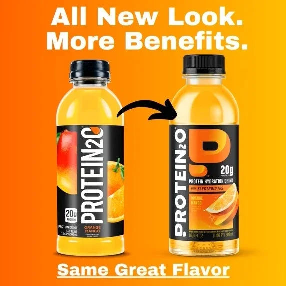 Protein2O Protein Hydration Drink With Electrolytes, Orange Mango